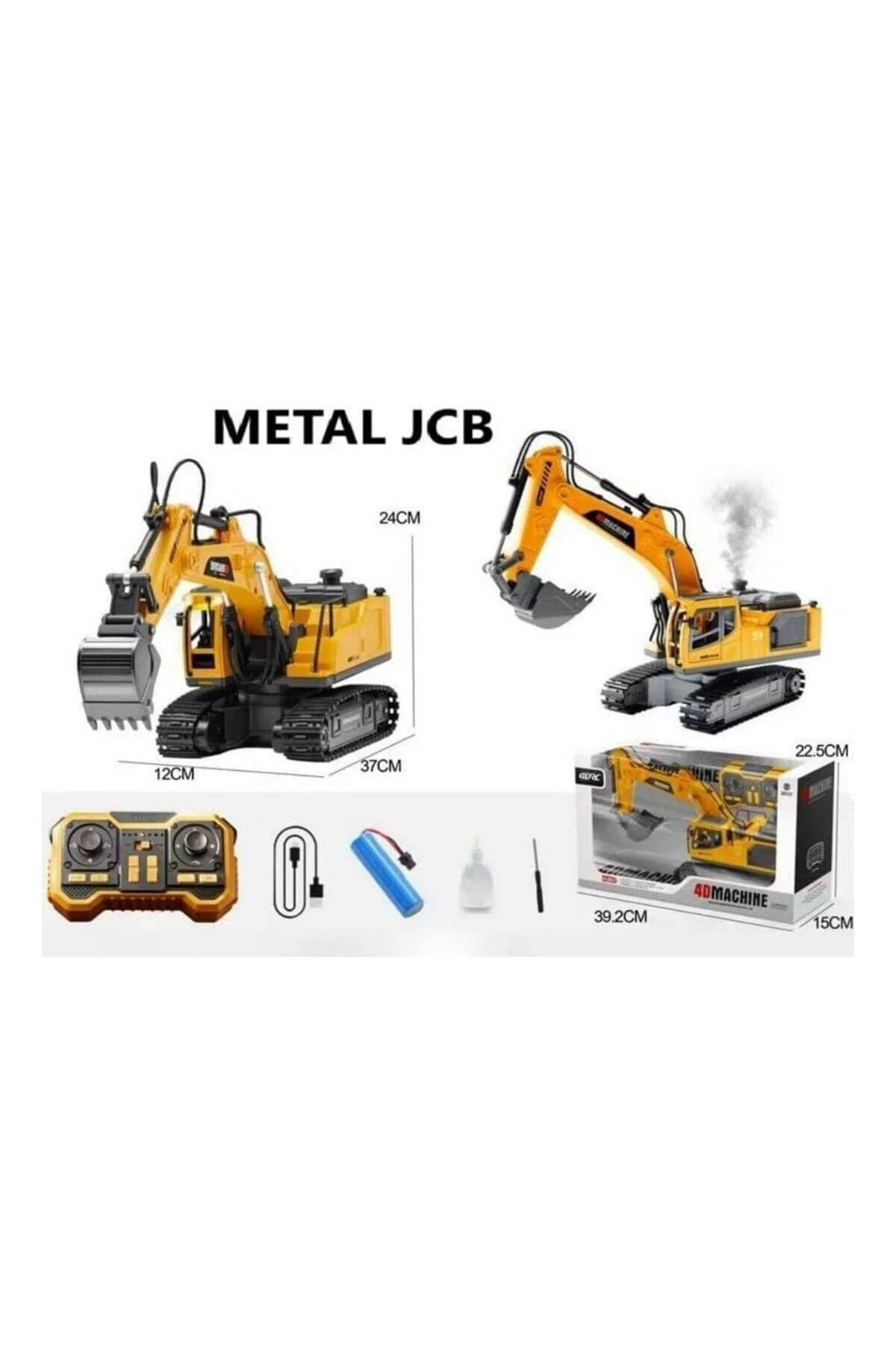 4D-E1 METAL AĞIZLI DUMAN ATAN FARKLI KONTROLLÜ EXCAVATOR