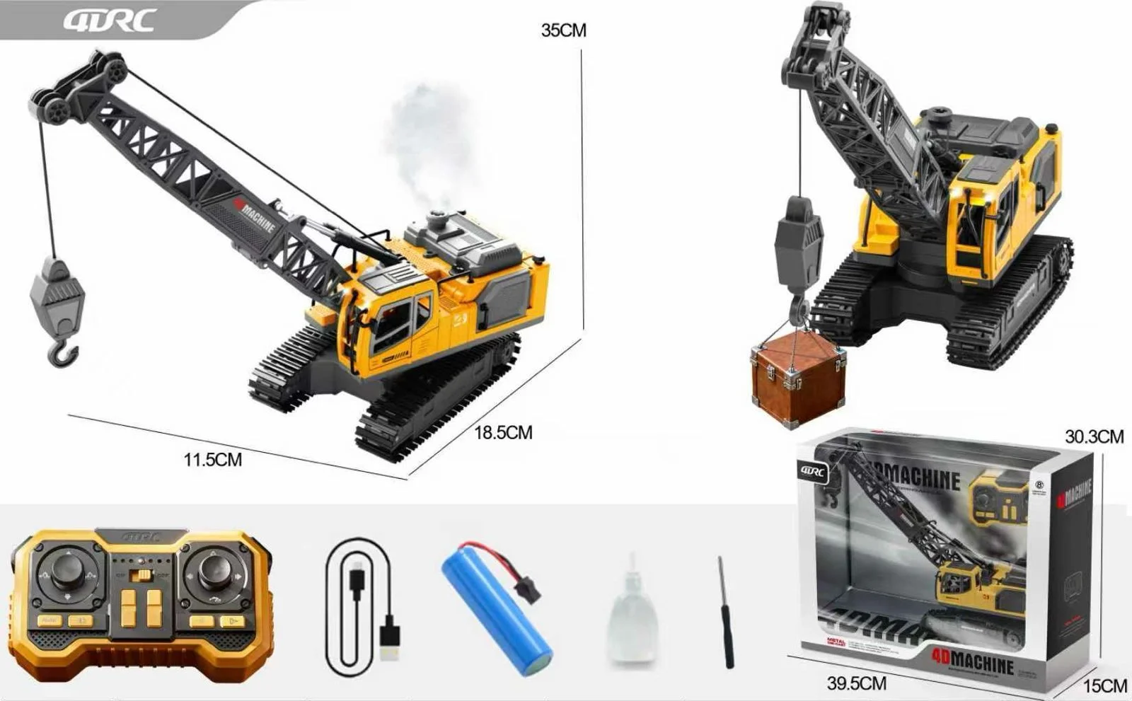 4D-E4 12 FONKSİYONLU FARKLI KONTROLLÜ VİNÇ Fiyatı, Yorumları ve Özellikleri