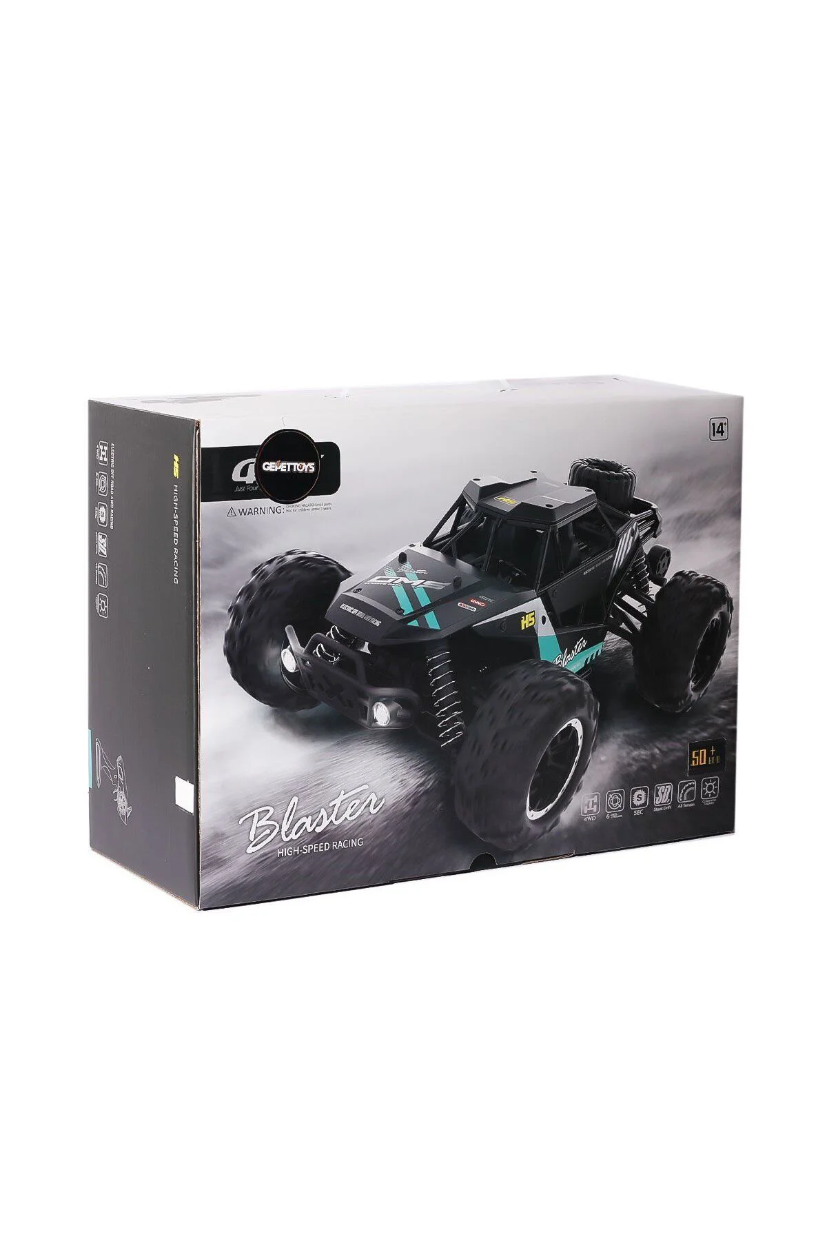4D-H5 Blaster Metal Kasa Elektrikli Araba 50 km -Gepettoys