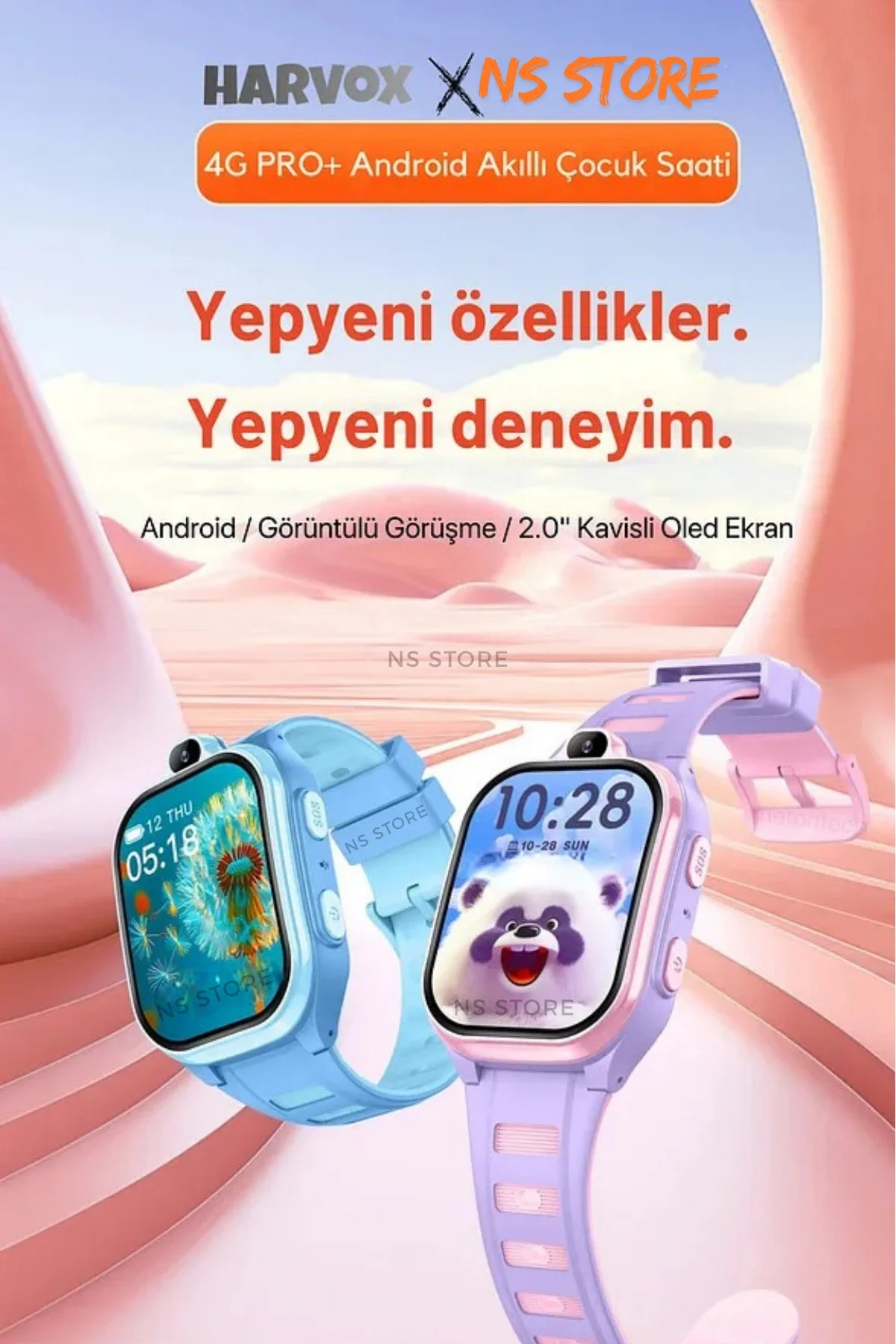 4G Bağlantılı Akıllı Çocuk Saati, GPS Konum Takibi ve Görüntülü Konuşma Özellikli