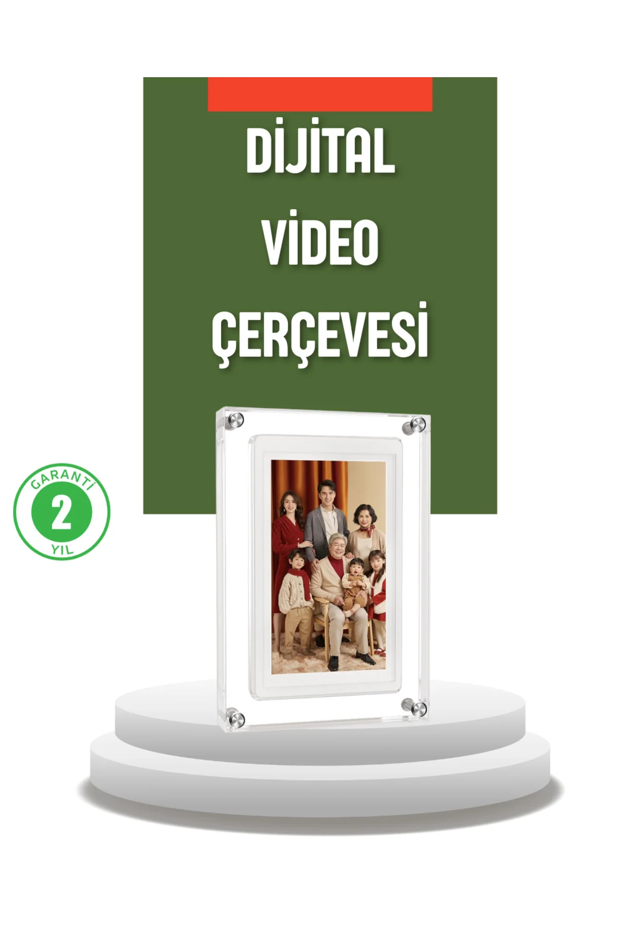 4GB Hafızalı 7 İnç Dijital Fotoğraf Çerçevesi – Yüzlerce Anınızı 