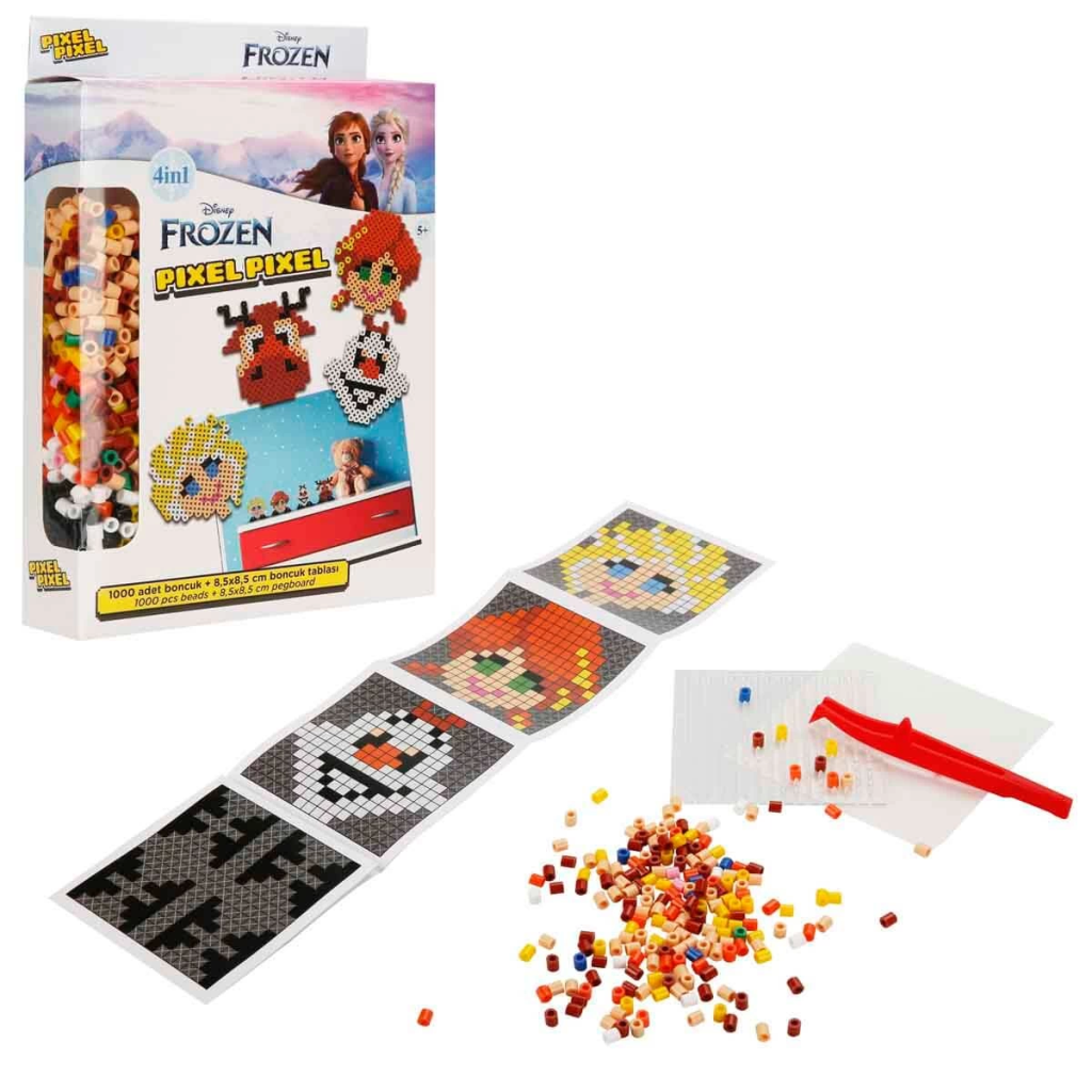 4in1 Disney Frozen Pixel Pixel Boncuk Aktivite ve Oyuncak Seti 4in1 Disney Frozen Pixel Pixel Boncuk Aktivite ve Oyuncak Seti