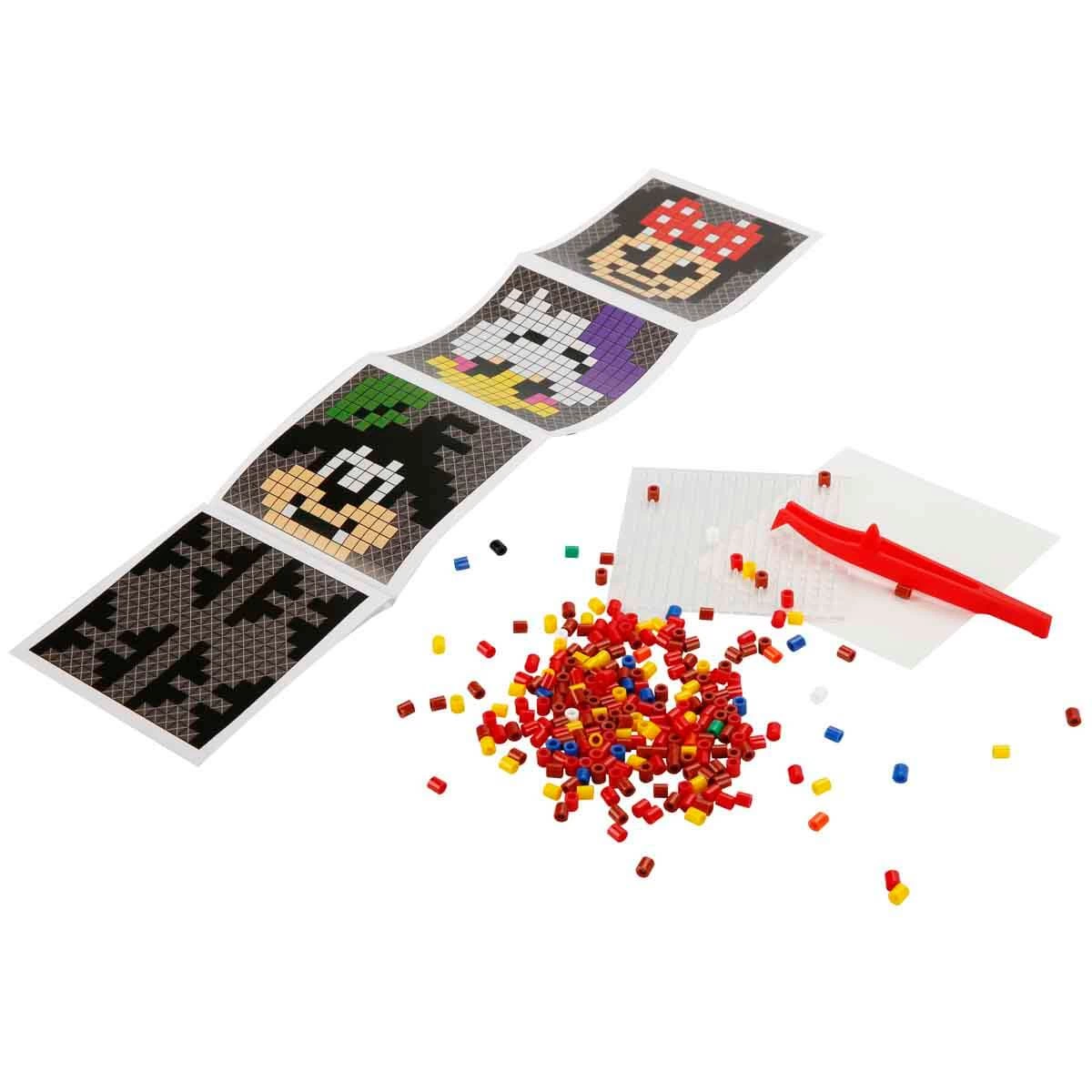 4in1 Disney Minnie Mouse Pixel Pixel Boncuk Aktivite ve Oyuncak S