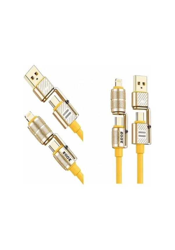 4in1 Hızlı Şarj Ve Data Kablosu Type-c / Lightning / Micro Usb Pl-8631 Bx40 Fiyatı, Yorumları ve Özellikleri