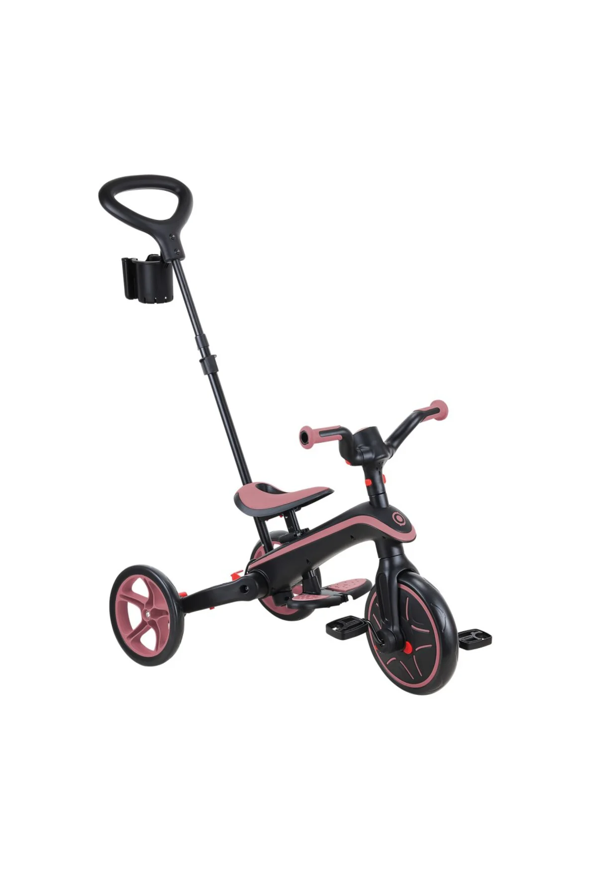 4in1 Katlanabilir Bisiklet Koyu Pastel Pembe