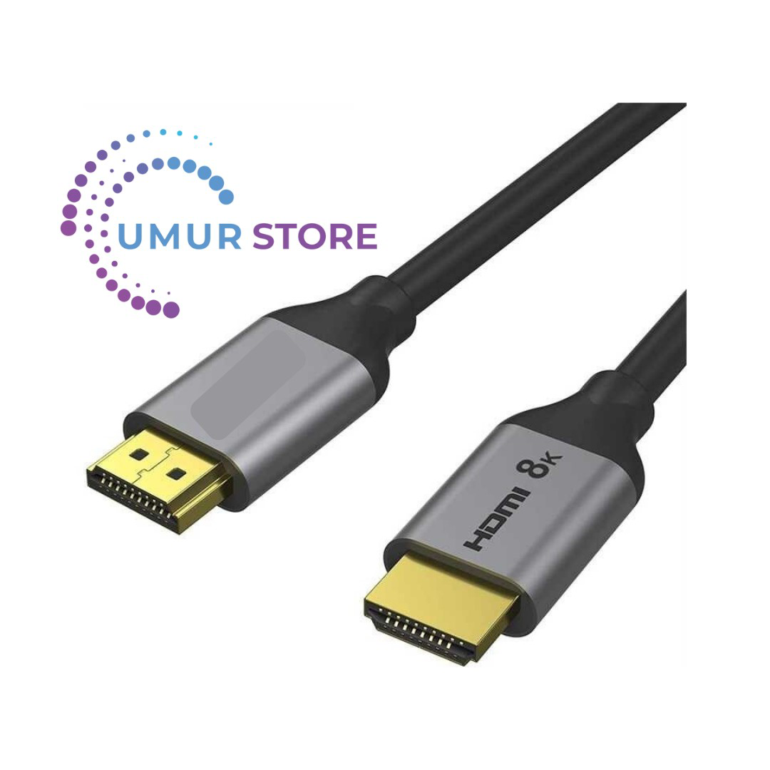 4K 120Hz / 8k 60Hz HDMI Kablo 183 cm 48 Gbps HDMI 2.1 Görüntü Akt