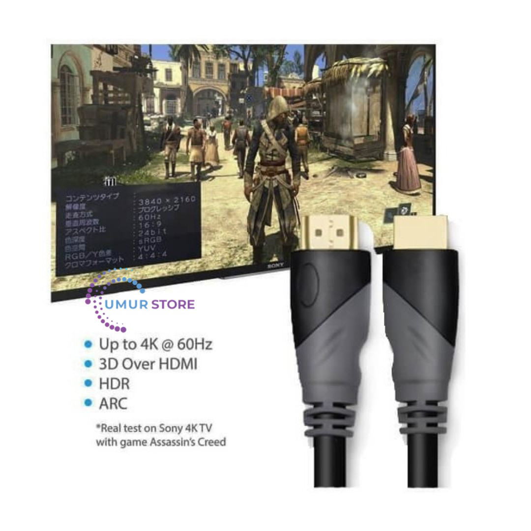 4K 19+1 HDMI 2.0 Kablo - 10 Metre