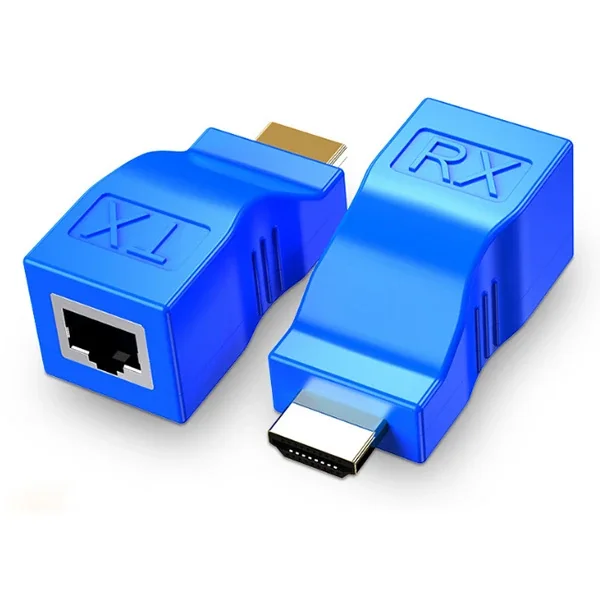 4K 30m HDMI Uzatıcı Cat6 Kablolu Görüntü Aktarıcı
