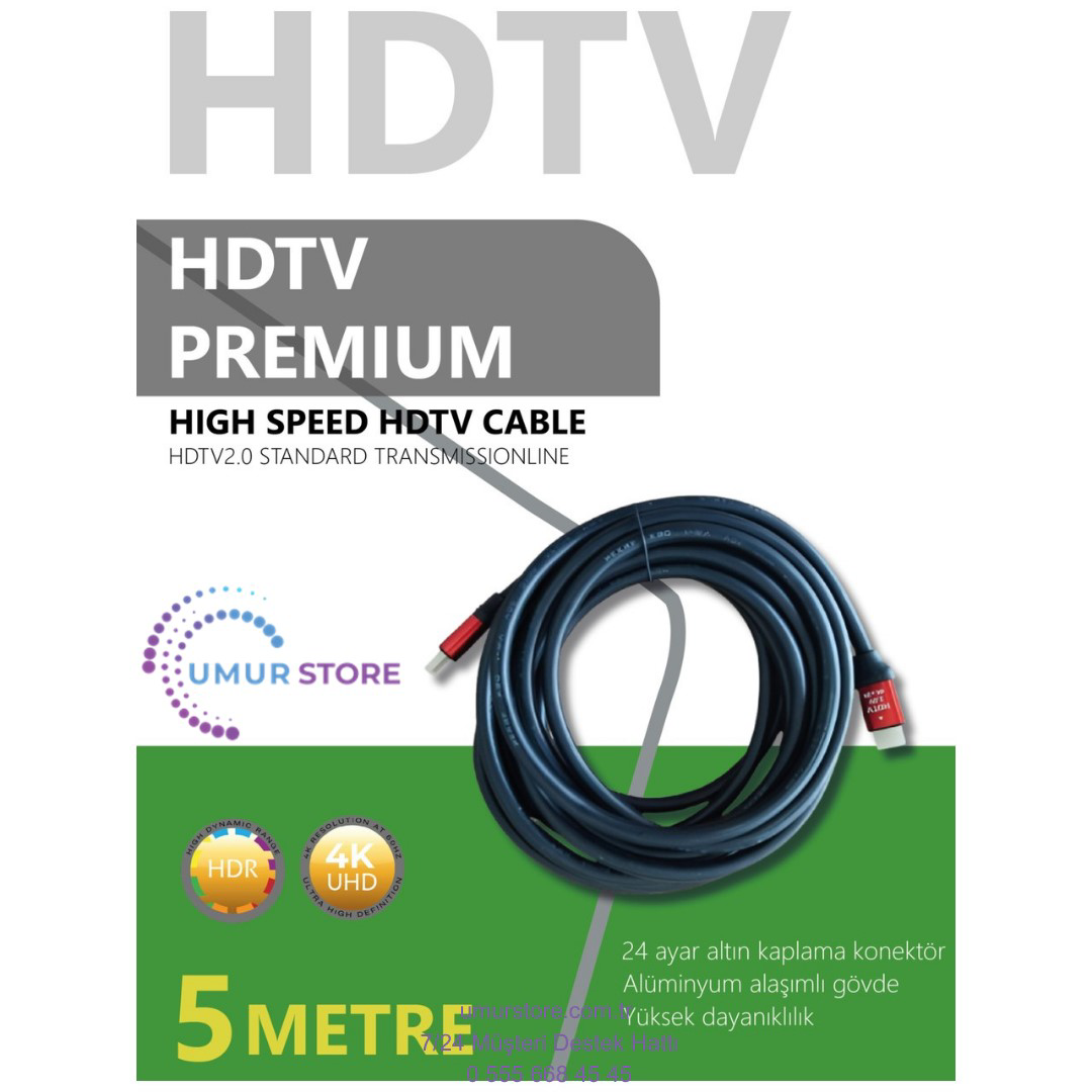 4K 5m HDMI Kablo