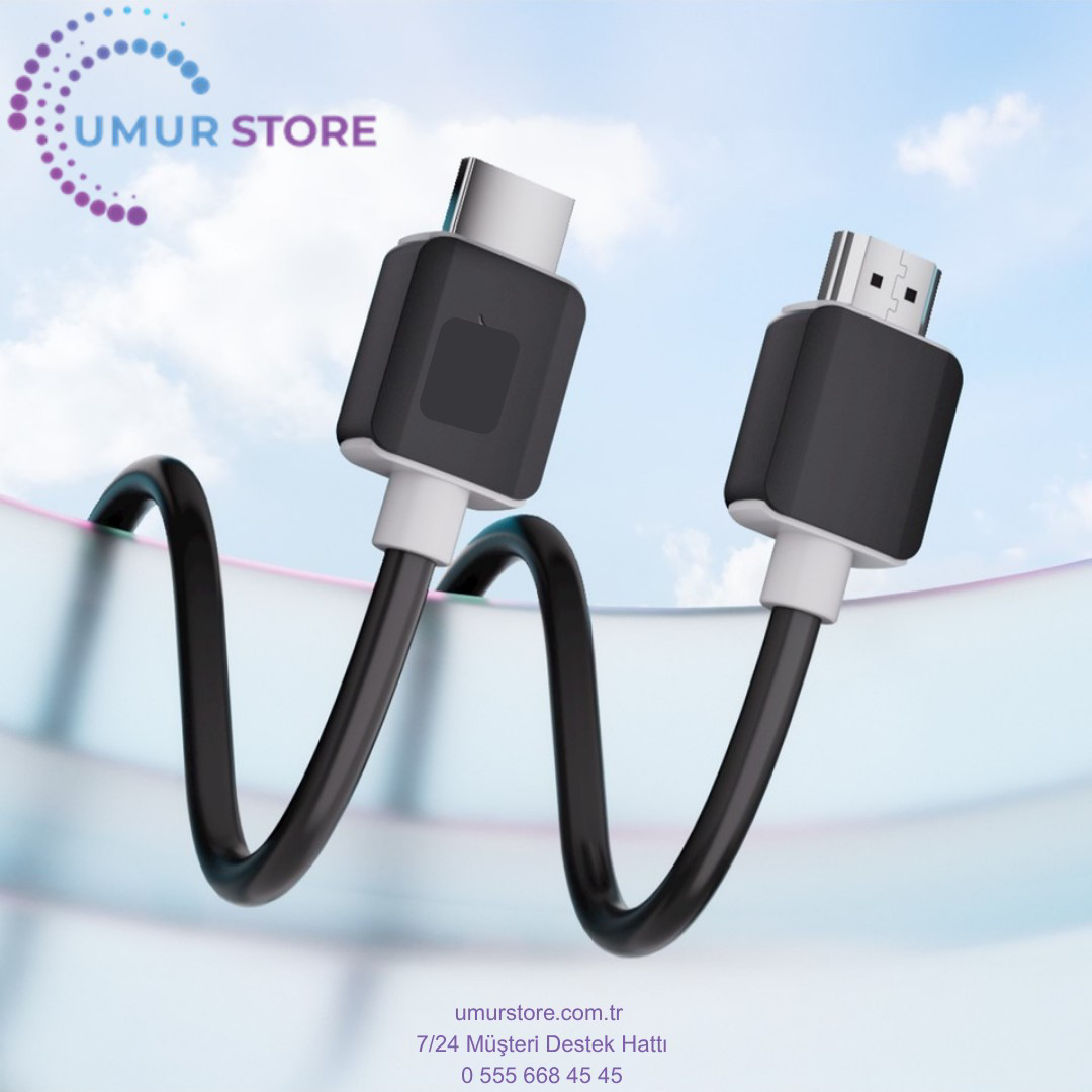 4K 60Hz 18GBPS Hdr Arc Hdcp Destekli HDMI 2.0 Kablo 3 Metre