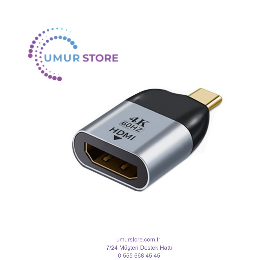4K 60HZ HDMI To Type-C Dönüştürücü Adaptör
