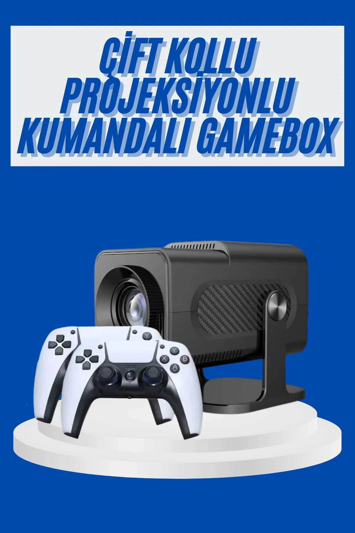 4K Android Smart Wi-fi Çift Kollu Projeksiyon Game Box Kumandalı Taşınabilir Fiyatı, Yorumları ve Özellikleri
