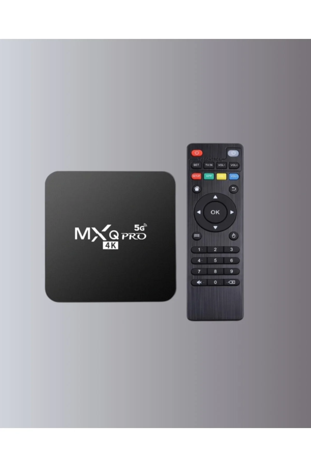 4K Android TV Box – Akıllı Medya Oynatıcı, 2GB RAM, 16GB Hafıza, 