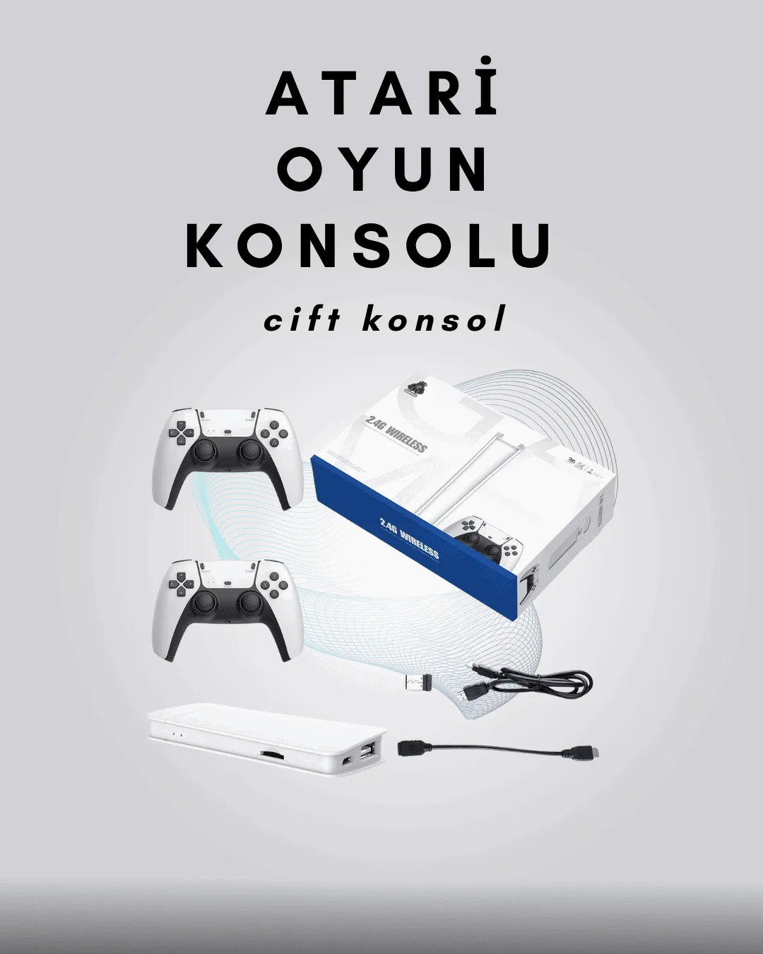 4K Destekli Bluetooth Retro Oyun Konsolu – M15 Modeli 4K Destekli Bluetooth Retro Oyun Konsolu – M15 Modeli