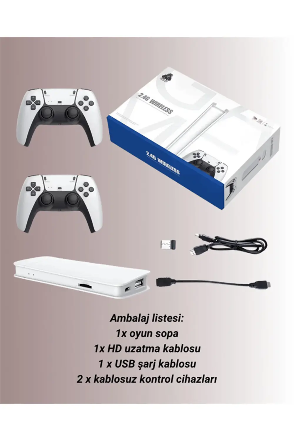 4K Destekli Bluetooth Retro Oyun Konsolu – M15 Modeli