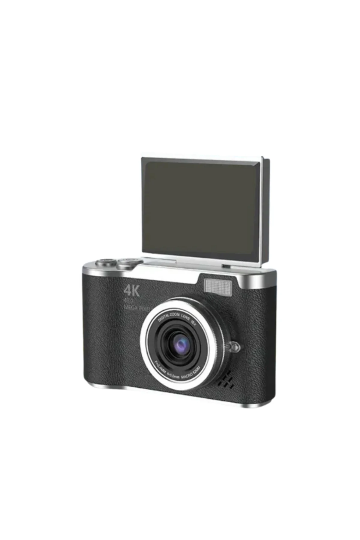 4K Dijital Kamera 48 Mp 8X Zoom Ve 180 Derece Flip Ekran Vlog Çekim Özellikli 4K Dijital Kamera 48 Mp 8X Zoom Ve 180 Derece Flip Ekran Vlog Çekim Özellikli - Görsel 3
