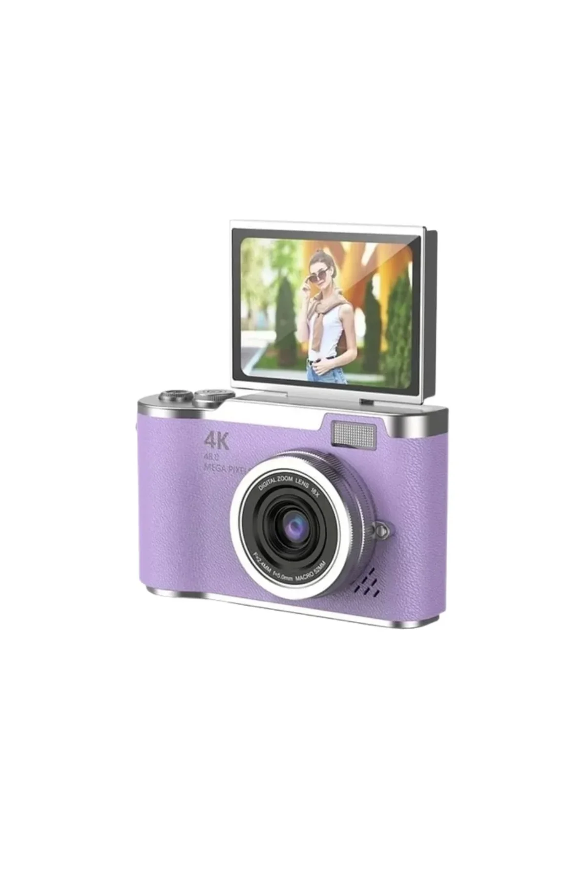4K Dijital Kamera 48 MP Flip Ekran Vlog ve Fotoğraf Makinesi 4K Dijital Kamera 48 MP Flip Ekran Vlog ve Fotoğraf Makinesi