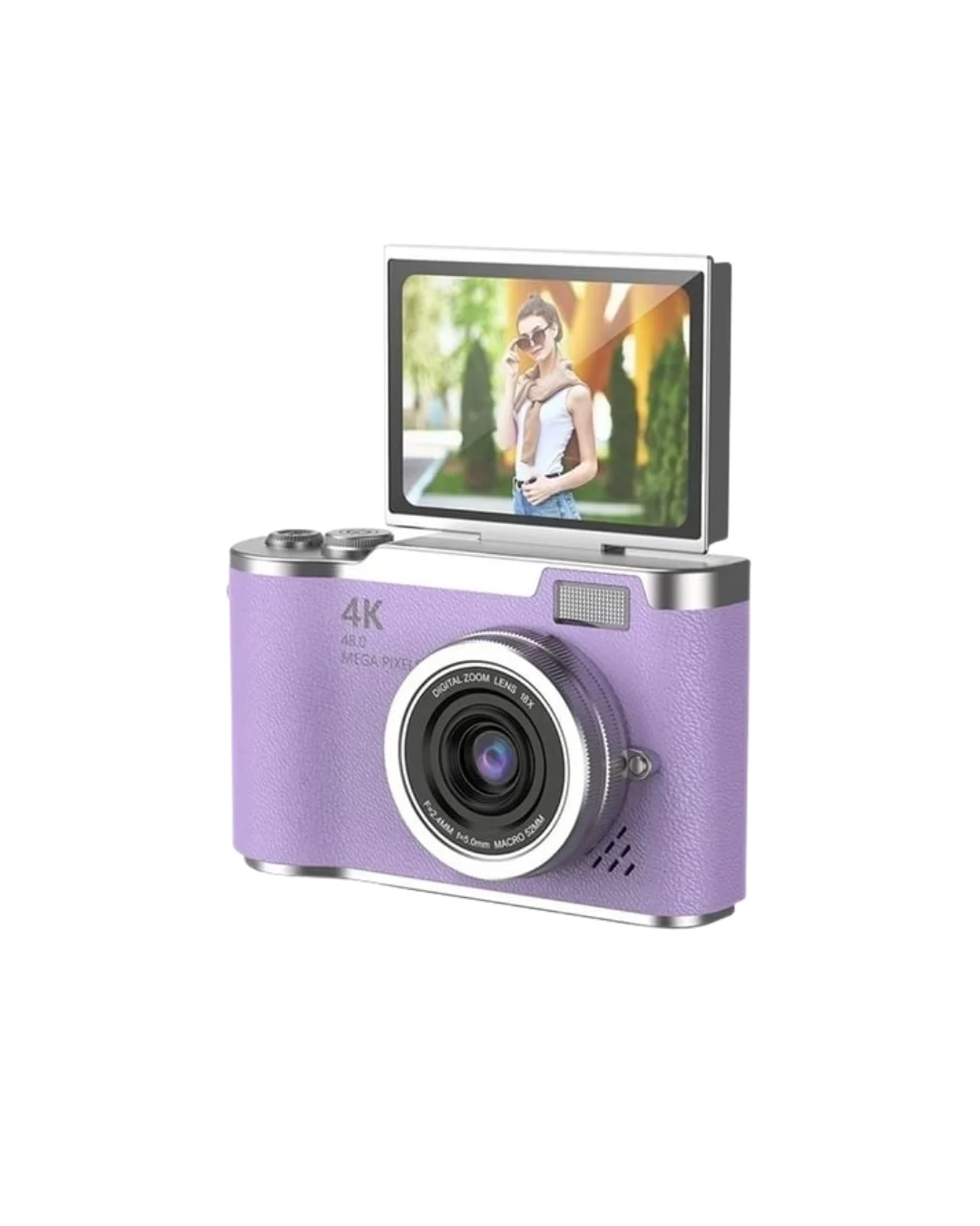 4K Dijital Kamera 48 MP Flip Ekran Vlog ve Fotoğraf Makinesi