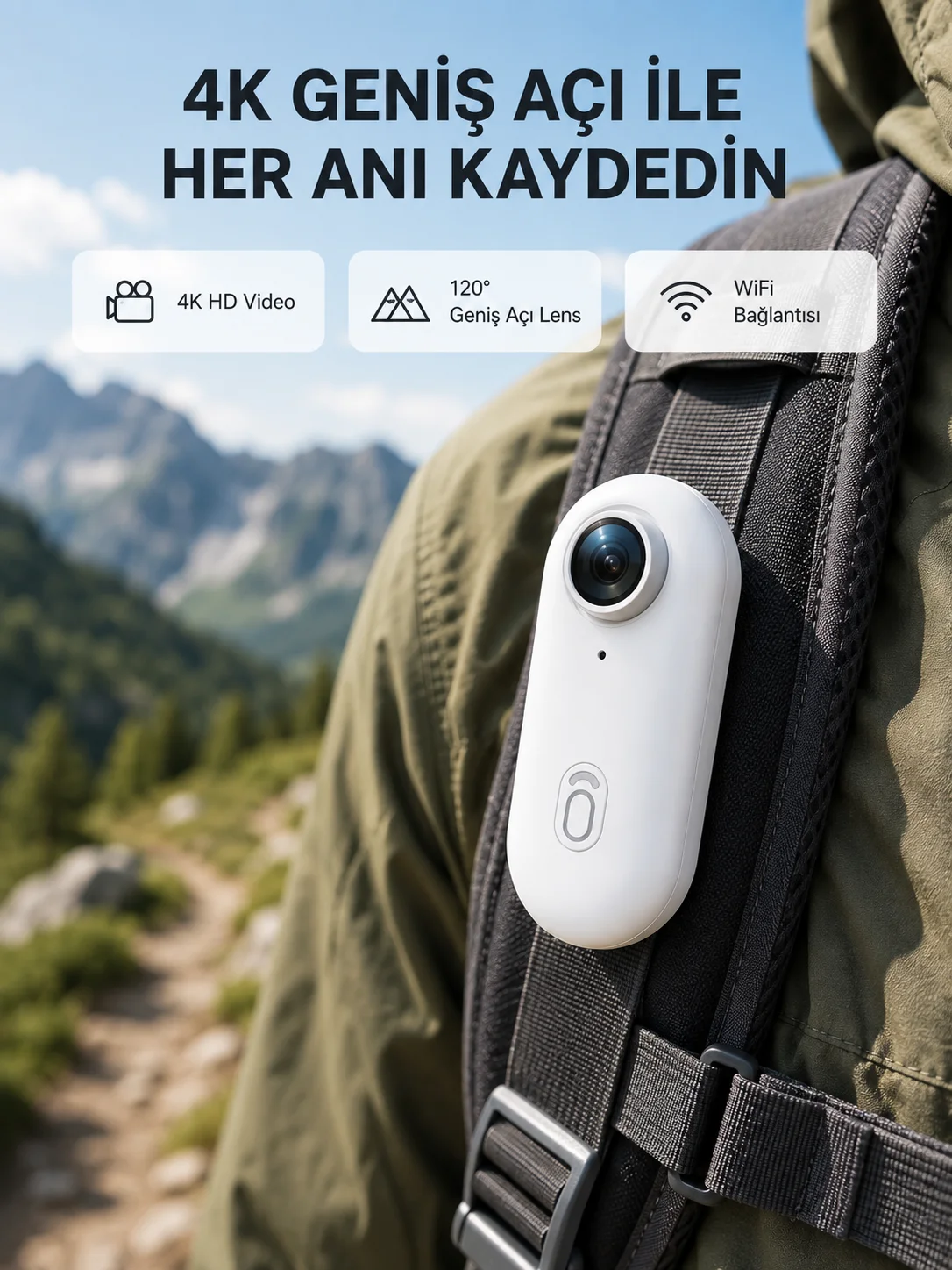 4K Full HD Spor Kamerası 360° Klips ve WiFi Özellikli Fiyatı, Yorumları ve Özellikleri
