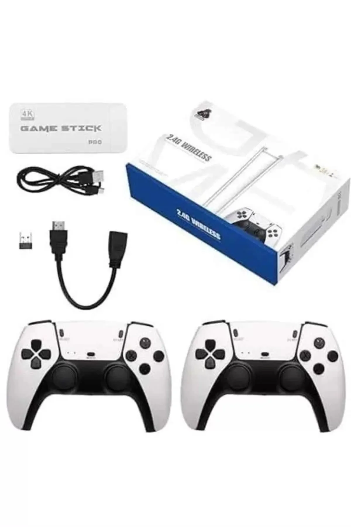 4k Hd Görüntü Kaliteli Retro Game Stick 20000 Oyunlu Çift Kollu B