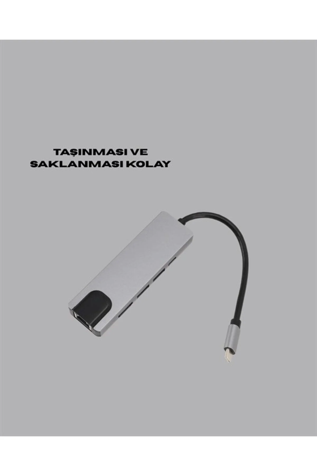 4k Hdmı Çıkışlı, Gigabit Ethernet'li Usb‑c Çoklu Port Hub