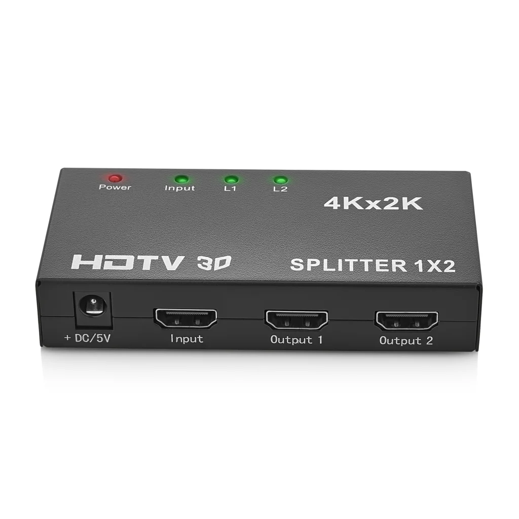4K HDMI Çoklayıcı (1x2) 1 Giriş 2 Çıkış - 2 Monitör Destekleyici