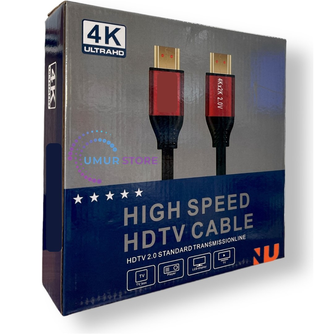 4K Hdmi Kablo 2.0 Hızlı 3D Altın Uçlu - 10 Metre