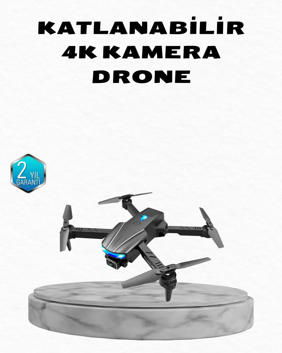 4K Kamera Özellikli Katlanabilir Drone Wi-Fi ve Yükseklik Sabitlemeli - Northcity