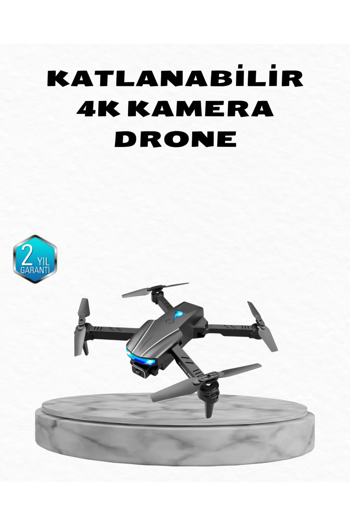 4K Kamera Özellikli Katlanabilir Drone Wi-Fi ve Yükseklik Sabitle