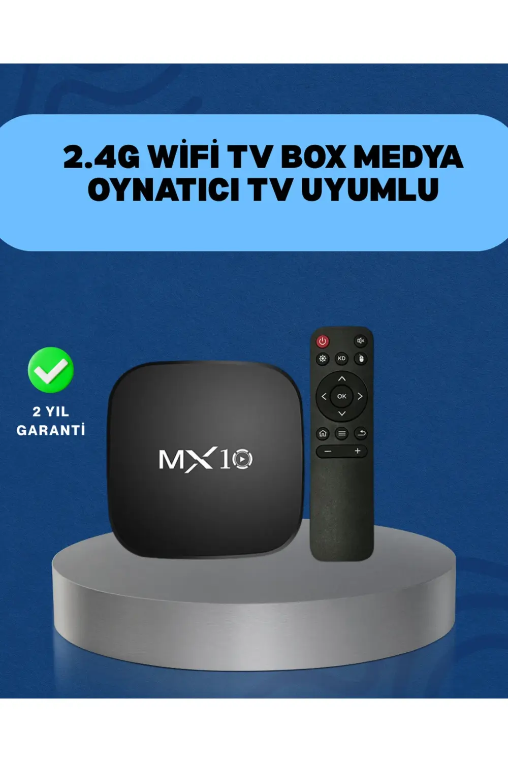 4K Medya Kutusu HDMI-USB Bağlantılı Android TV Çözümü