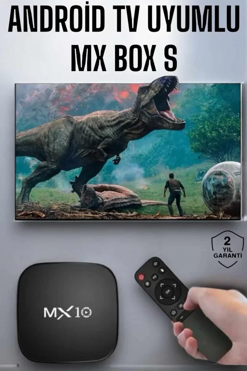 4K TV Uyumlu HD Çözünürlüklü Mx Box S 8 GB - Lisinya