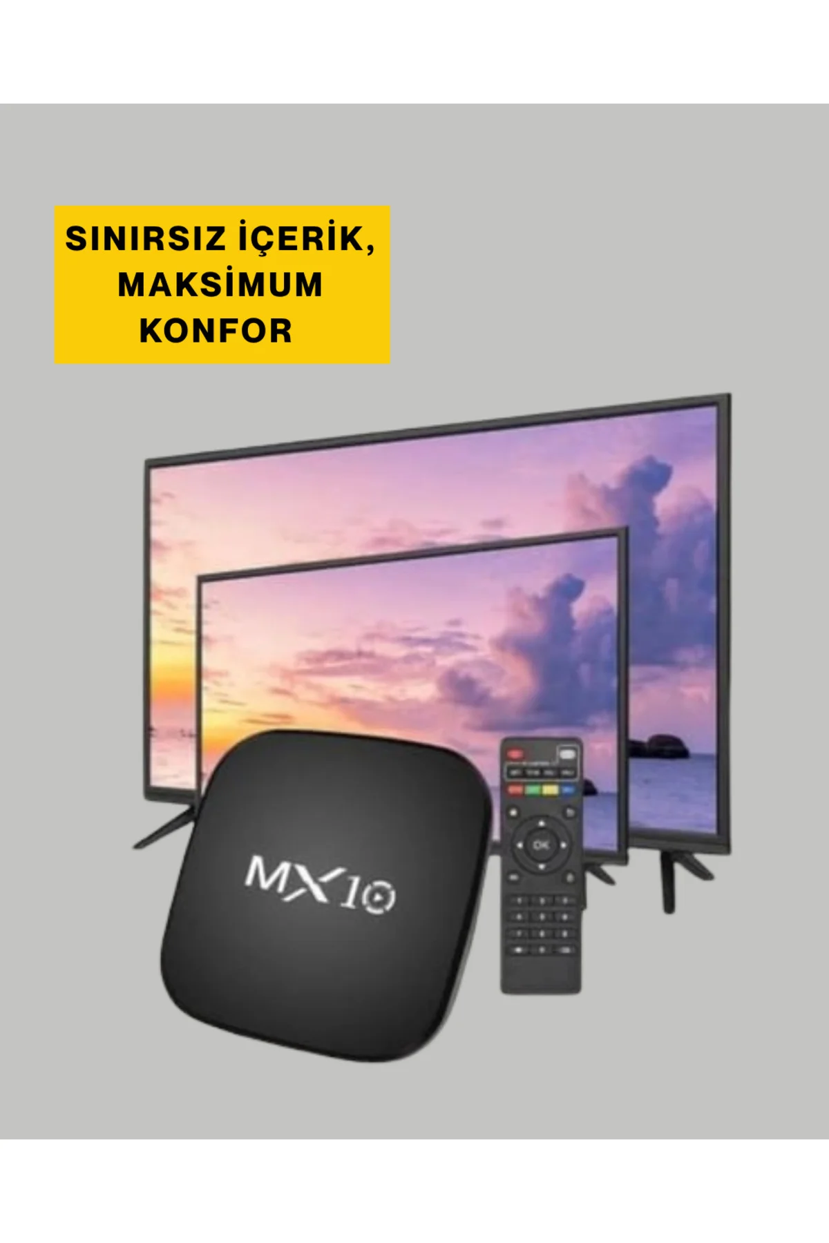 4K UHD Android Medya Oynatıcı 8 GB Hafıza 2 GB RAM Wi-Fi Destekli