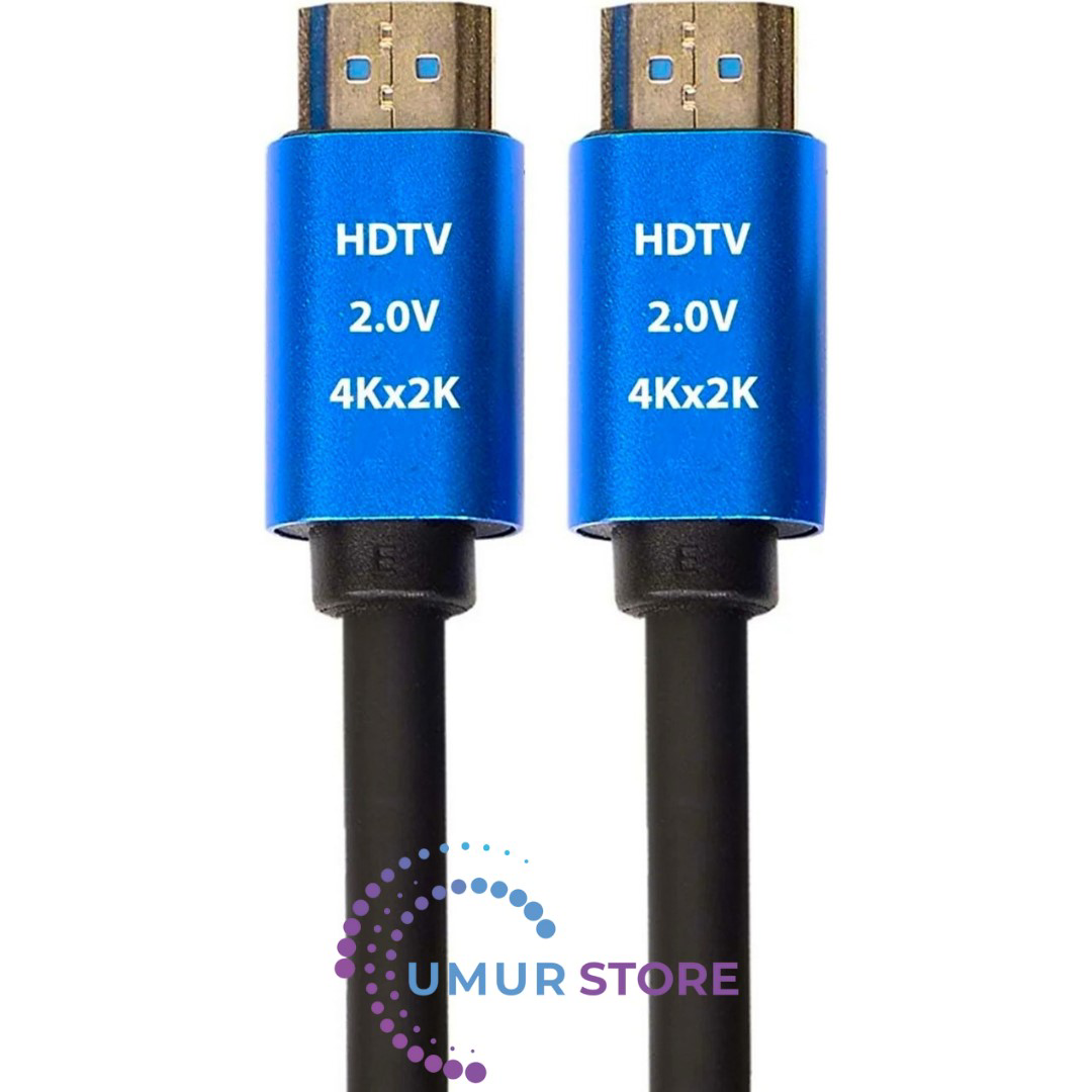 4K Ultra Hd 2.0V Alüminyum Başlık Altın Uçlu Hdmi Kablo