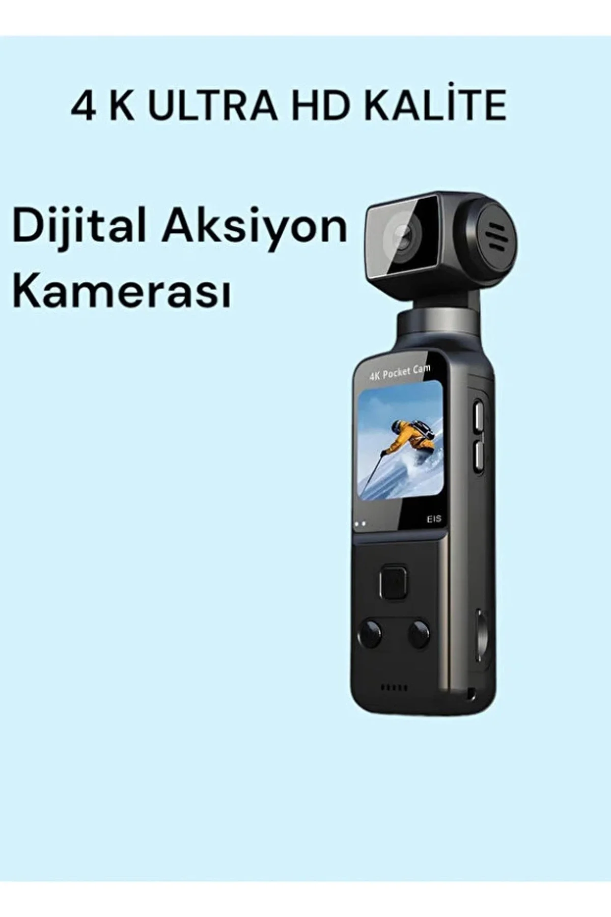 4k Ultra Hd 270° Döndürülebilir Su Geçirmez Kablosuz Vlog Spor Ve 4k Ultra Hd 270° Döndürülebilir Su Geçirmez Kablosuz Vlog Spor Ve