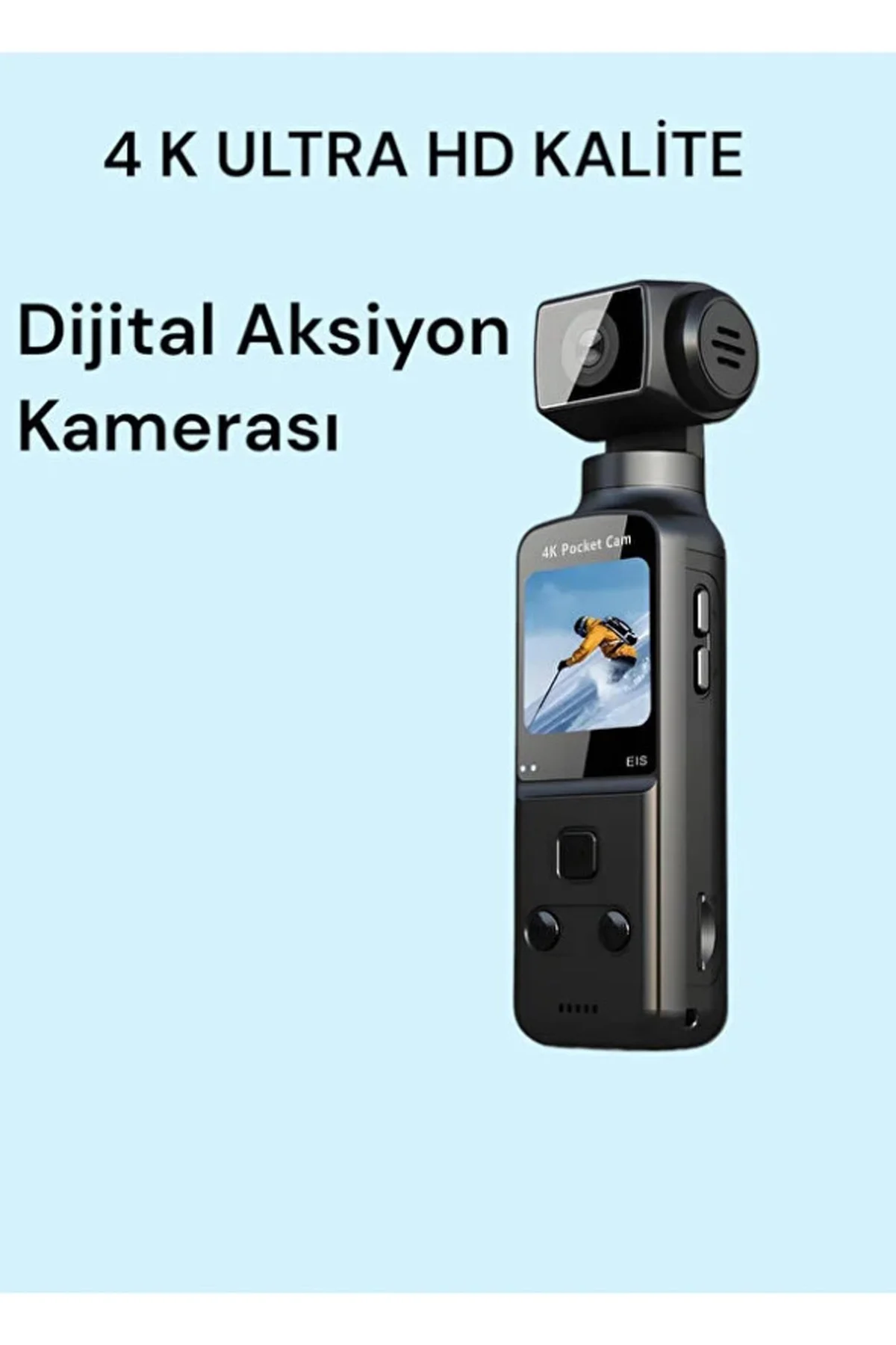 4k Ultra Hd 270° Döndürülebilir Su Geçirmez Wifi Vlog Spor Ve Aksiyon Kamerası 4k Ultra Hd 270° Döndürülebilir Su Geçirmez Wifi Vlog Spor Ve Aksiyon Kamerası