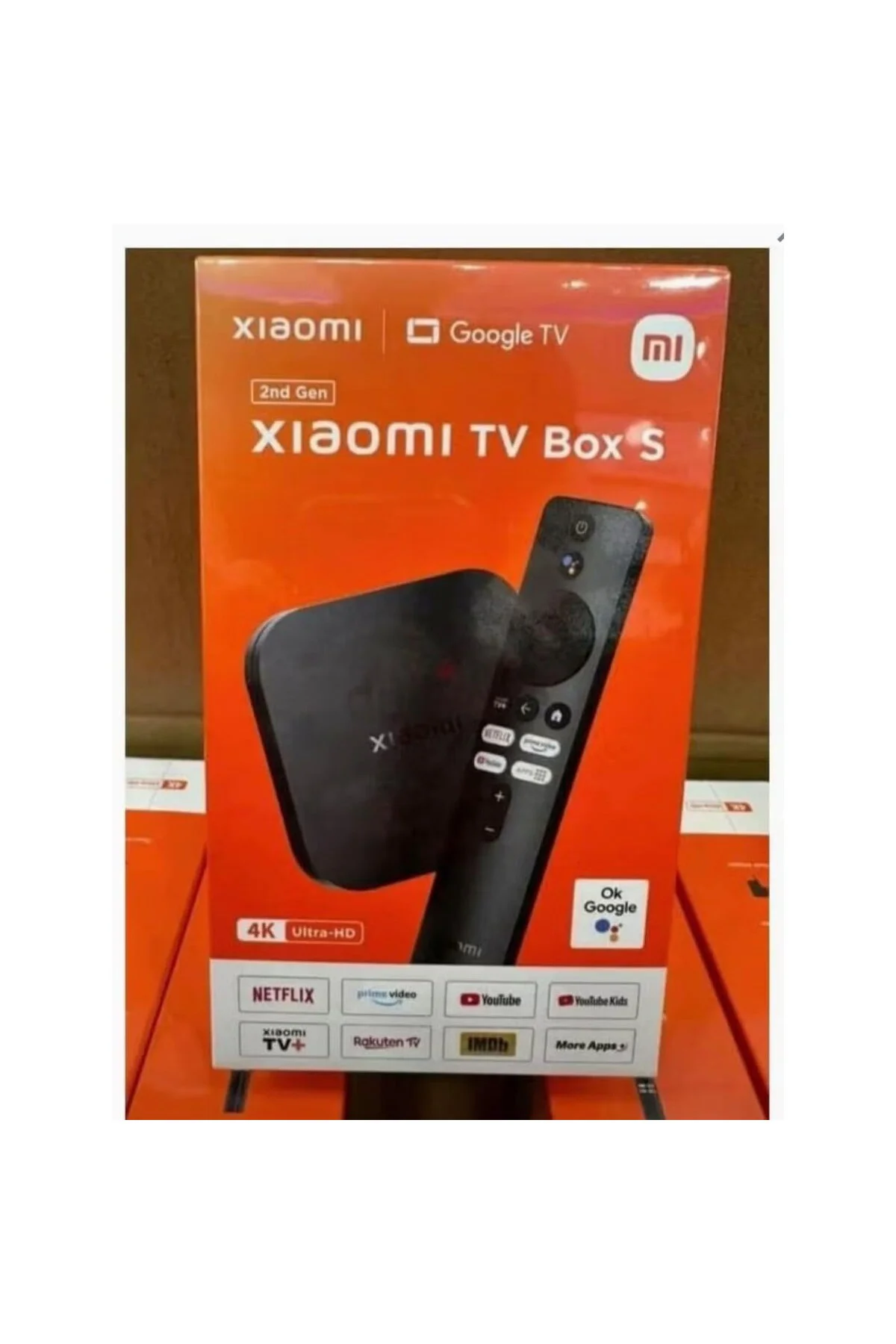 4K Ultra HD Akışlı Medya Oynatıcılı Mi Box S (2. Nesil) |Çift Bant Bağlantısı |G