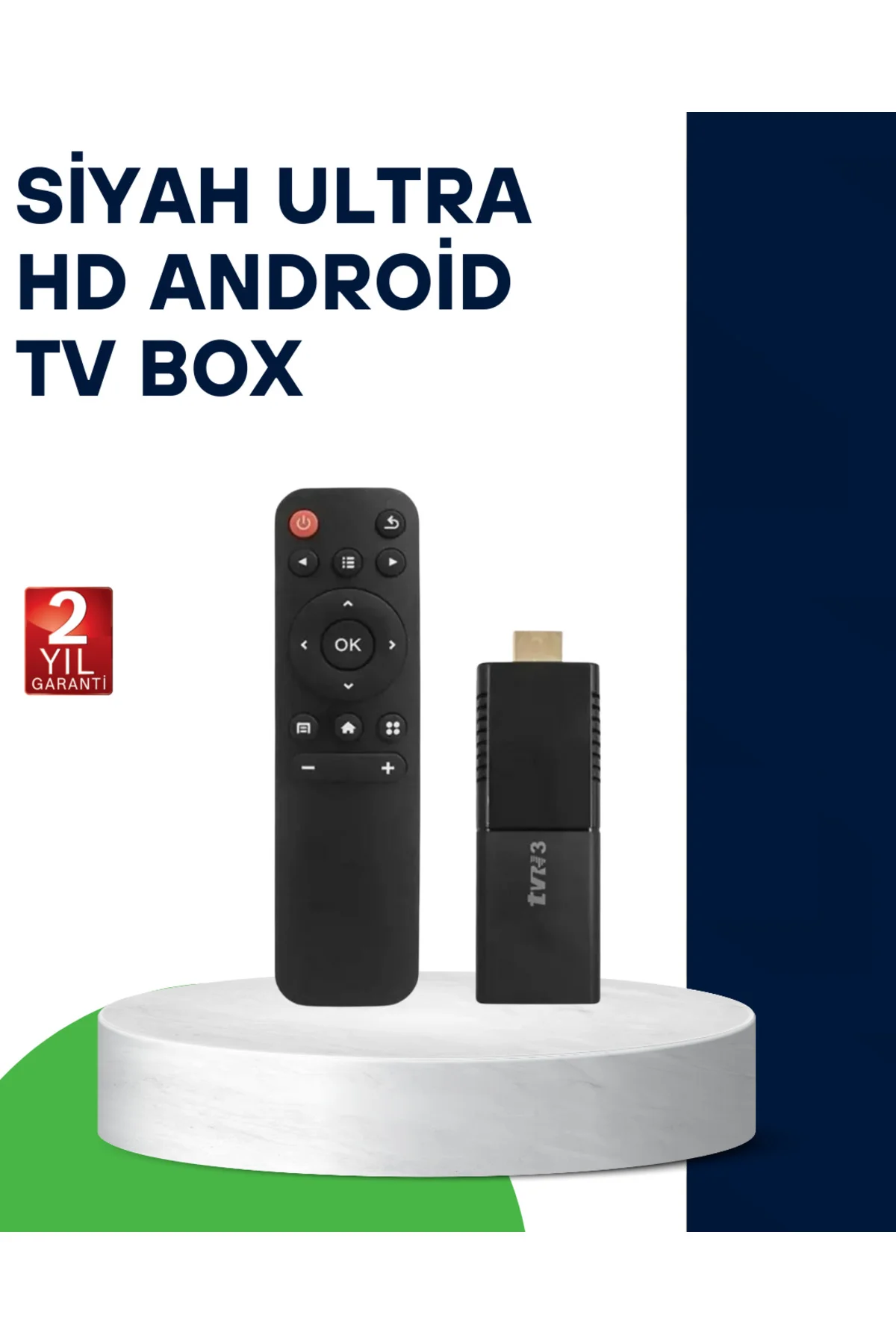 4K Ultra HD Android TV Stick – Tak Çalıştır Akıllı TV Cihazı