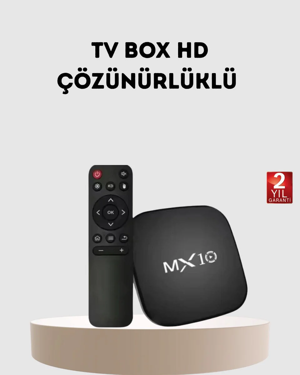 4K Ultra HD TV Box - Android Google Asistan Chromecast Dolby Destekli 8GB Hafıza