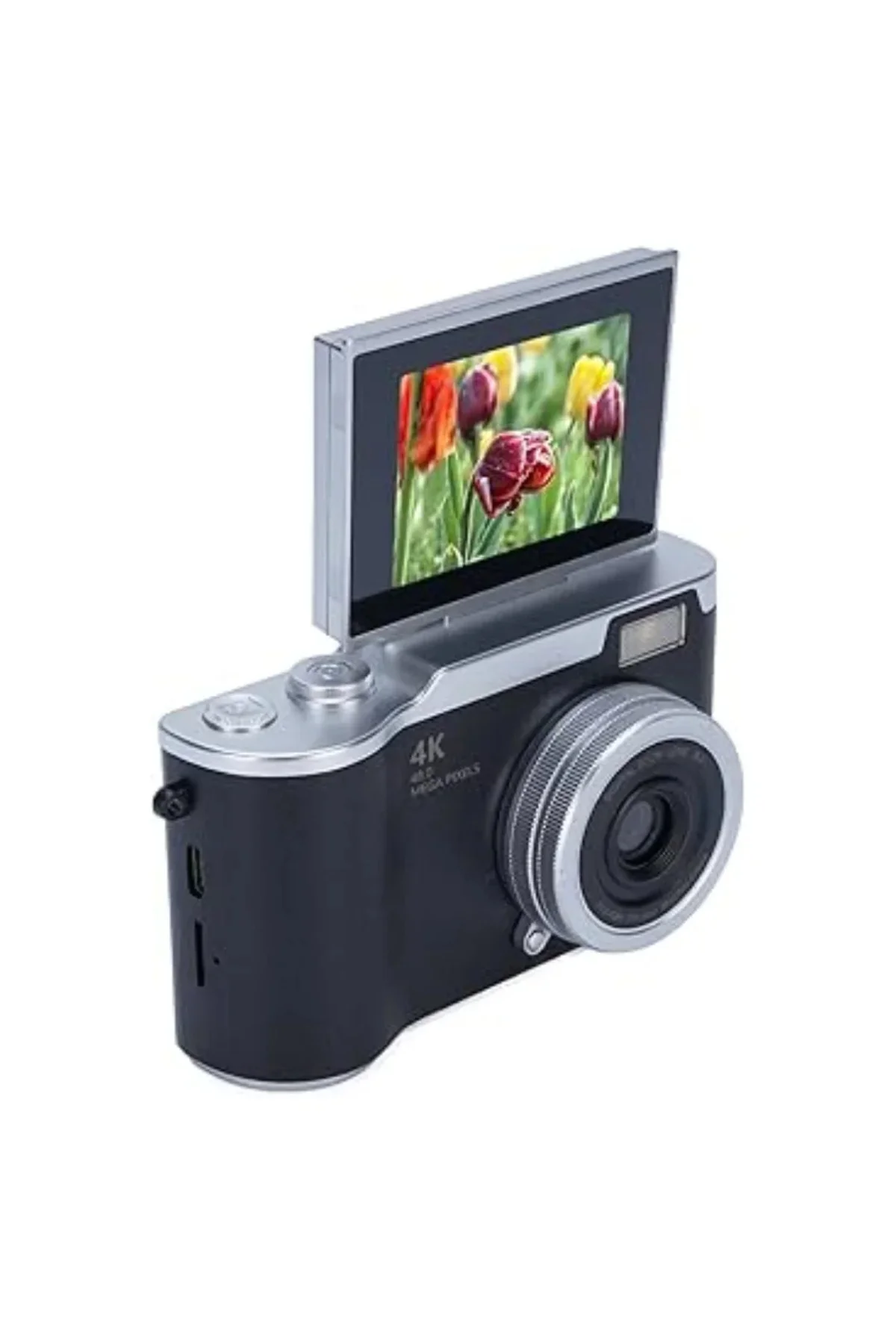 4K Video Çekim Özellikli Dijital Kamera 48 MP 8X Zoom ve 180 Derece Döner Ekranlı 4K Video Çekim Özellikli Dijital Kamera 48 MP 8X Zoom ve 180 Derece Döner Ekranlı