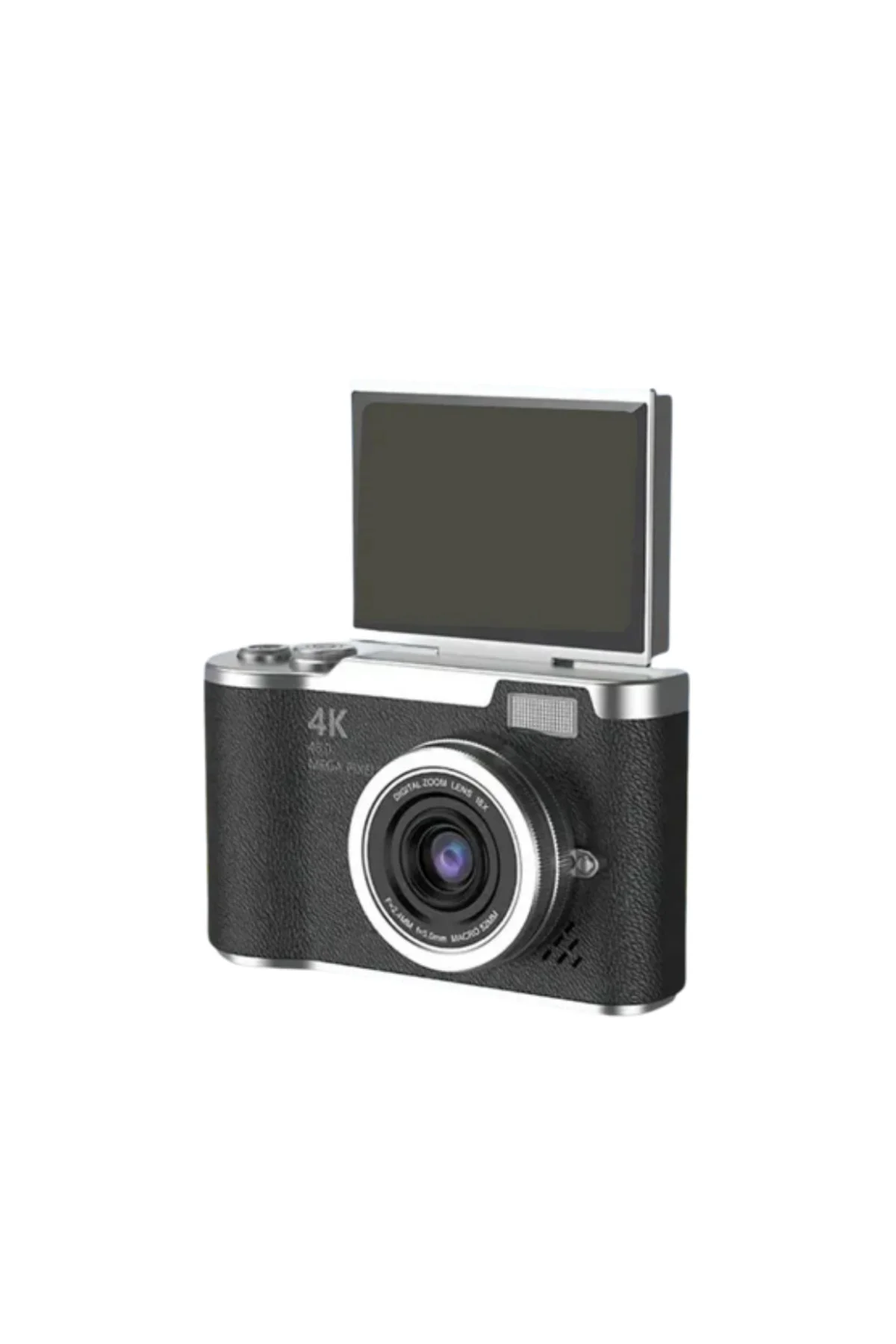 4K Video Çekim Özellikli Dijital Kamera 48 Mp 8X Zoom Ve 180 Derece Döner Ekranlı 4K Video Çekim Özellikli Dijital Kamera 48 Mp 8X Zoom Ve 180 Derece Döner Ekranlı - Görsel 3