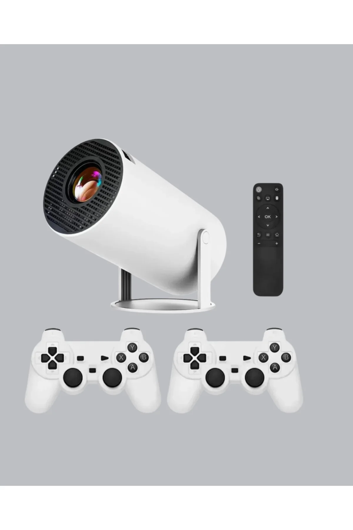 4K Wi-Fi 6 Projeksiyon Cihazı – 10.000+ Oyun Desteği, Kablosuz Bağlantı ve Çoklu Giriş Portları