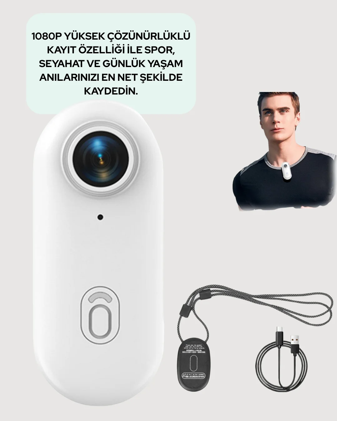4K WiFi Spor Kamerası Su Geçirmez Mini Aksiyon Kamera