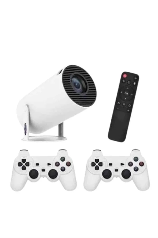 4K Wireless Çift Kollu Kumandalı Oyun Projeksiyonu Retro Video Oyunu Yeni Nesil