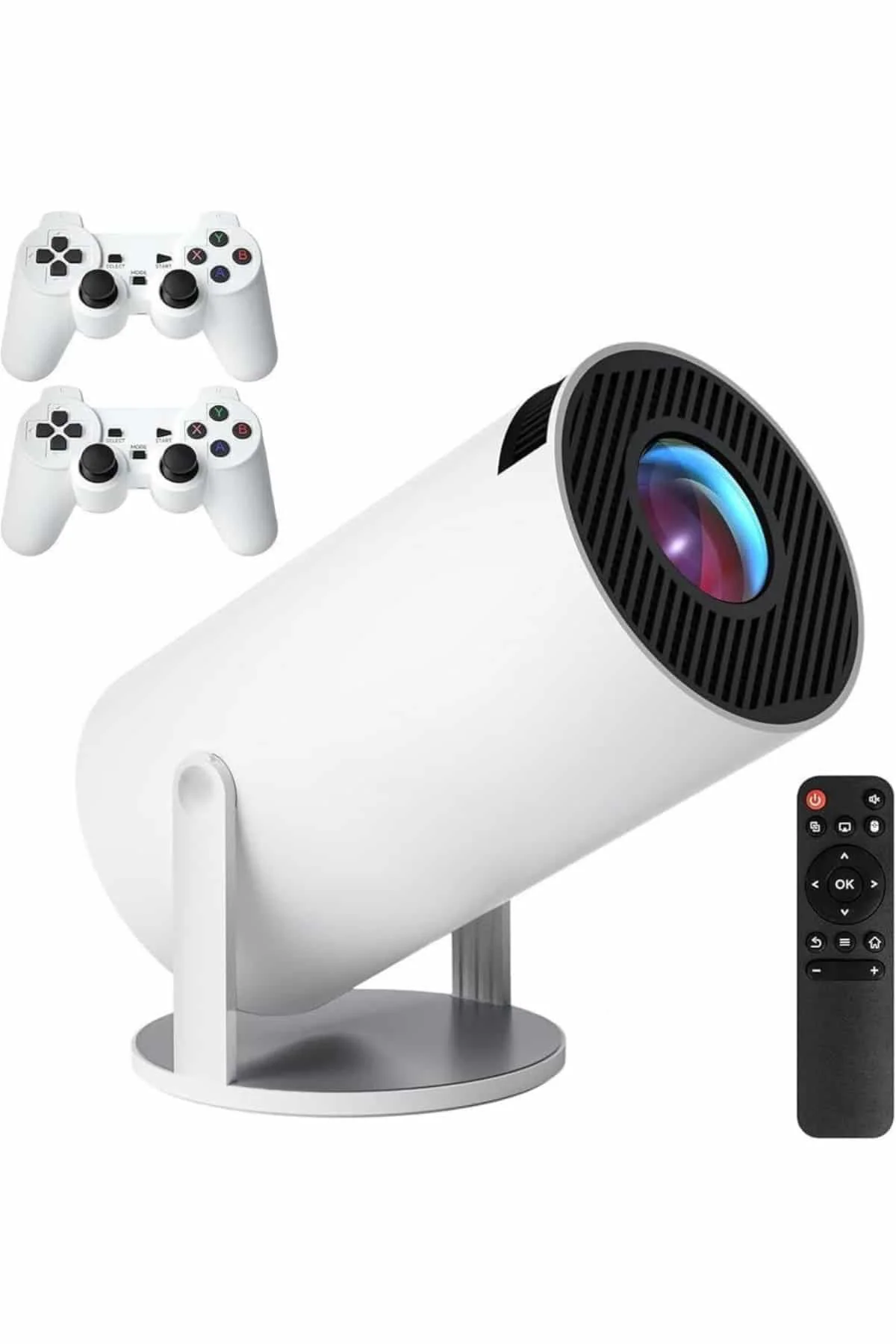 4K Wireless Çift Kollu Kumandalı Oyun Projeksiyonu Retro Video Oyunu Yeni Nesil