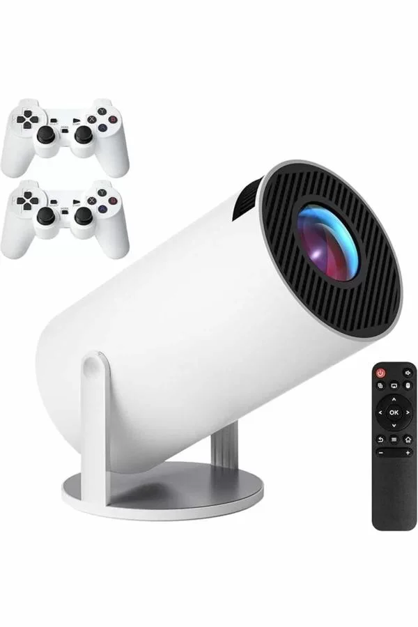 4K Wireless Çift Kollu Kumandalı Oyun Projeksiyonu Retro Video Oyunu - Lisinya