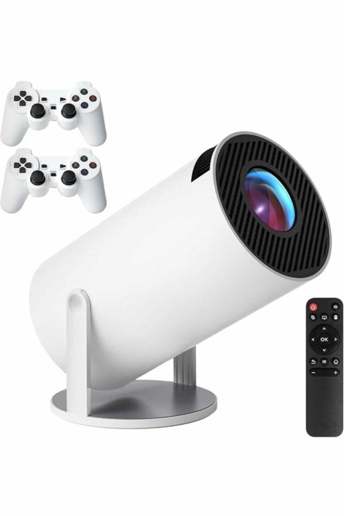 4K Wireless Çift Kollu Kumandalı Oyun Projeksiyonu Retro Video Oy