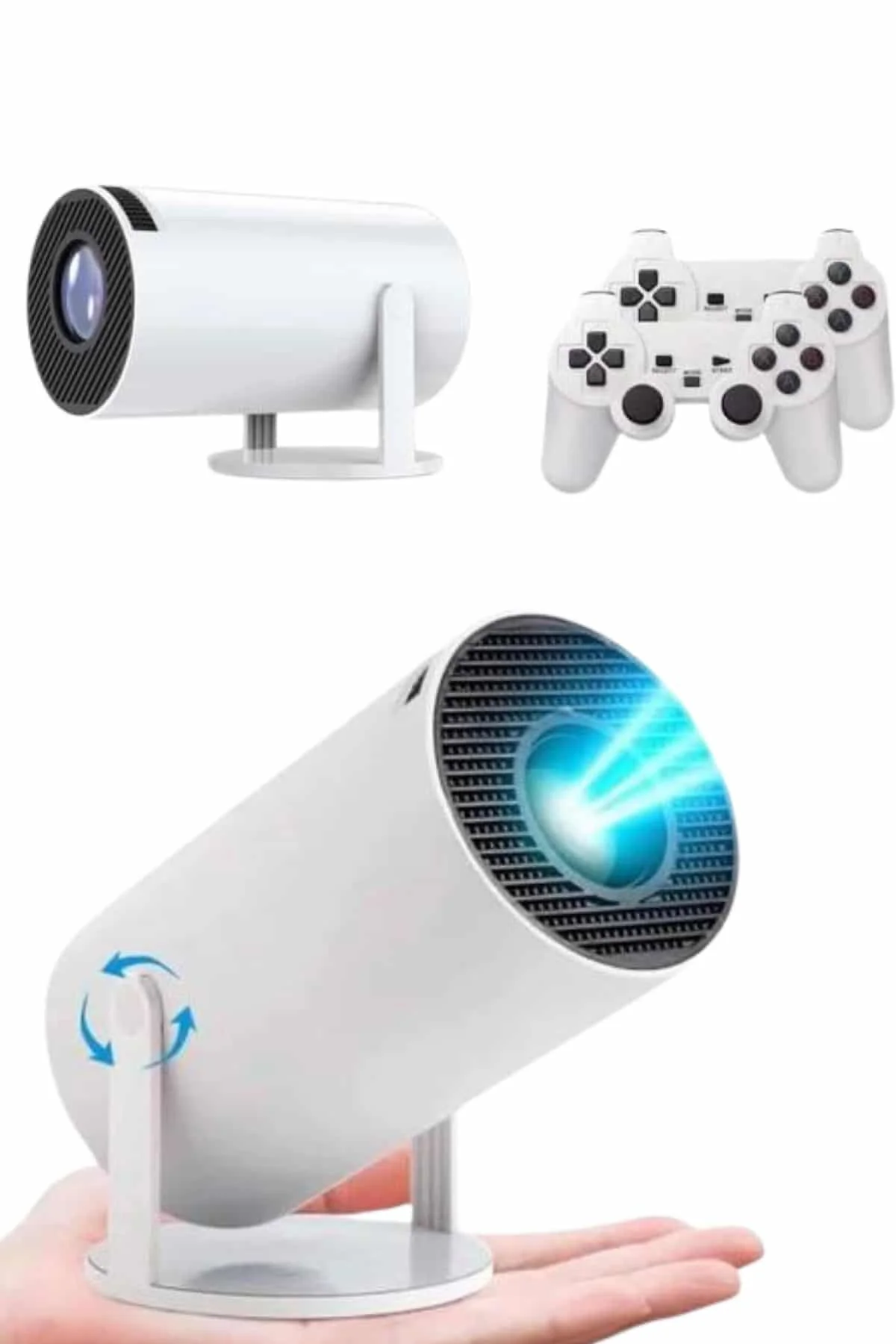 4K Wireless Çift Kollu Kumandalı Oyun Projeksiyonu Retro Video Oy