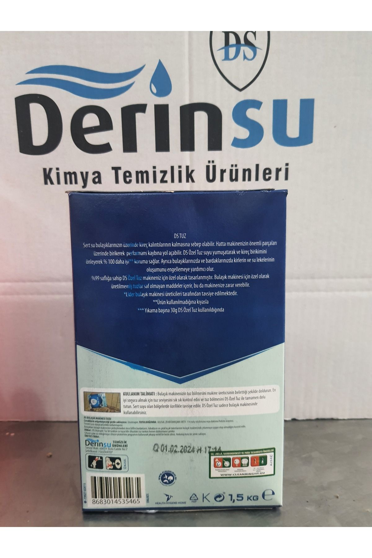 4KĞ BULAŞIK +1.5KĞ ÖZEL TUZ+500ML PARLATİCİ