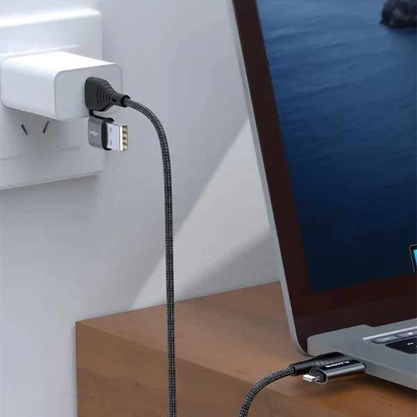 4â€™lĂ¼ USB Type-C Lightning Ã‡oklu Ĺžarj Kablosu 60W 1M