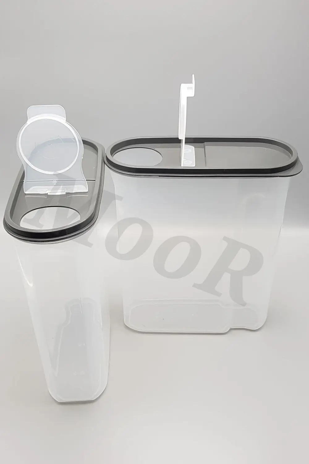 4lt Kilit Kapak Erzak Kabı Mutfak Saklama Kabı 2'li